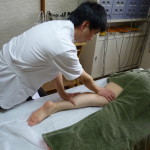 ハンドによるリンパ排泄を行います